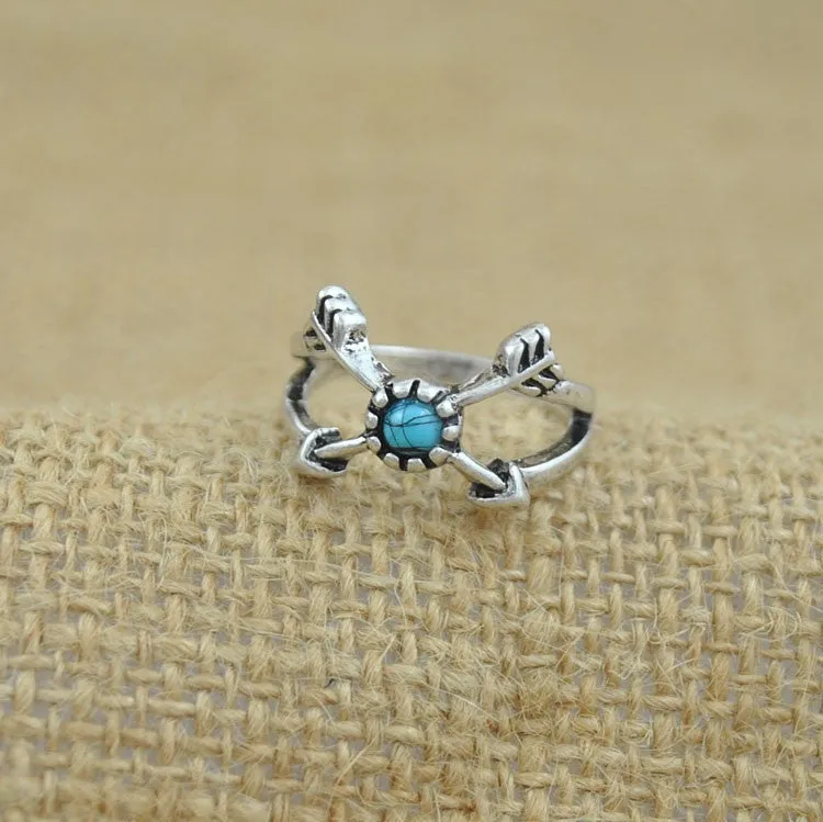 New Bohemia Vintage Punk Boho Rings For Women Beach Unique Carving Tibetan Silver Plated knuckle Joint Ring Set 6PCS/Set
