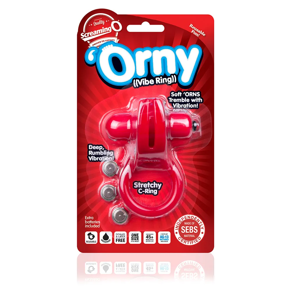 Orny Vibrator Ring Red