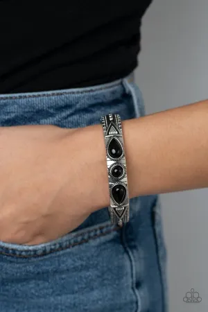 Paparazzi Bracelet ~ Radiant Ruins - Black