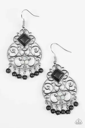 Paparazzi Earring ~ Western Wonder - Black
