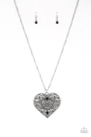 Paparazzi Necklace ~ Classic Casanova - Black