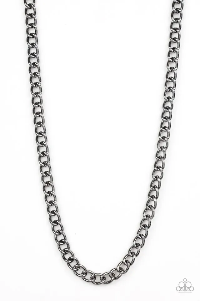 Paparazzi Necklace ~ Full Court - Black