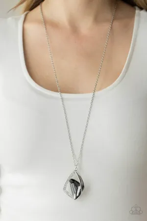 Paparazzi Necklace ~ Galactic Wonder - Silver
