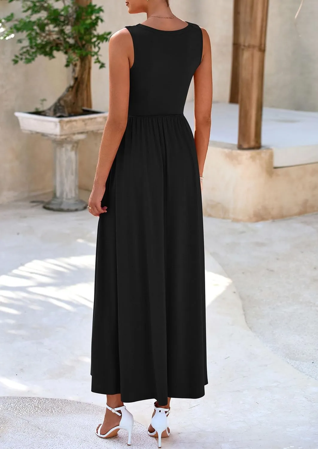 PRETTYGARDEN Wedding Guest Dresses for Women 2025 Summer Formal Gala Maxi Dress Ruffle Mermaid Cocktail Long Dresses