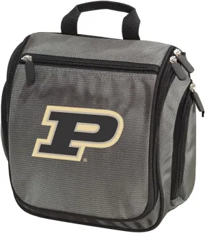 Purdue Toiletry Bags or Purdue University Logo Shaving Kit For Men - HANGABLE Overnight Travel Bag