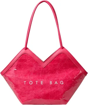 PVC Tote Bag Large Waterproof Kraft Paper Handbags with Zipper Pockets Handle for Women Work Beach Swimming