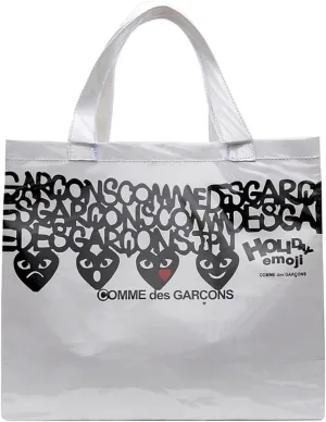 PVC Tote Bag Large Waterproof Kraft Paper Handbags with Zipper Pockets Handle for Women Work Beach Swimming