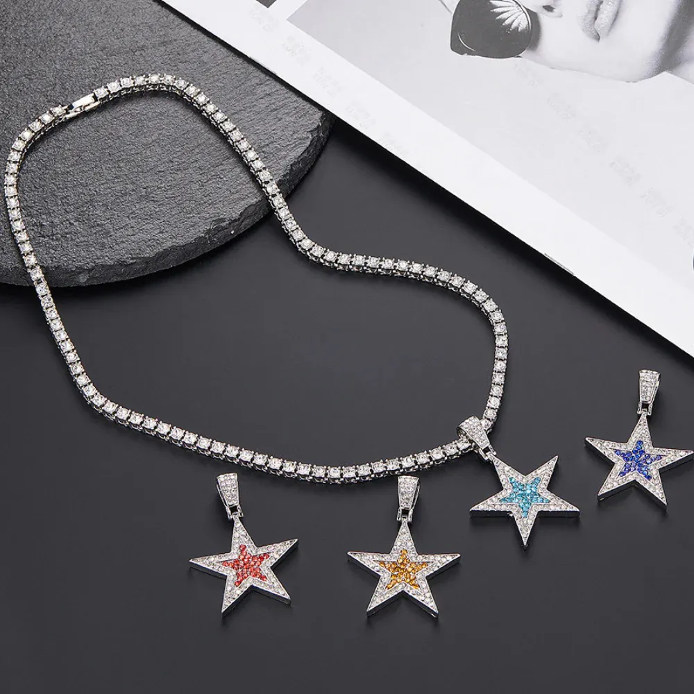 "American pentagram" Necklaces