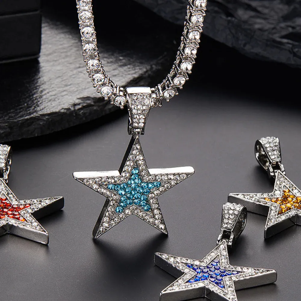 "American pentagram" Necklaces
