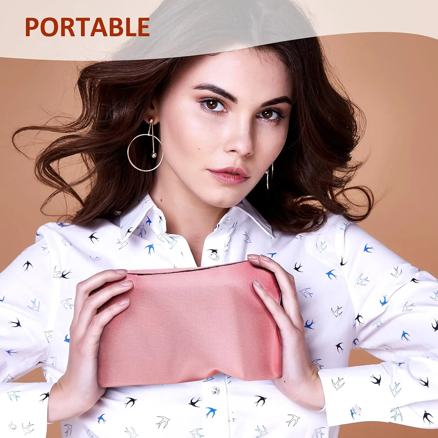 Saintrygo 10 Pieces Canvas Makeup Bags Bulk for Women Travel Cosmetic Organizer Plain Storage Pouch Multi-Purpose Blank Travel Toiletry DIY Craft Bags with Zipper(Pastel,8.7 x 5 x 1.8 Inch)