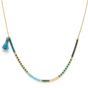 Seashore & Succulents- Japanese Seed Bead Necklaces
