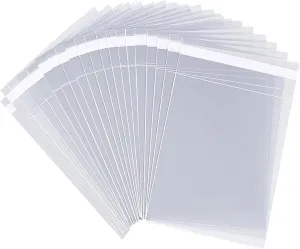 Self Sealing Cellophane Bags 100 Pcs 4 X 5 Inch,Cookie Bags With Seal for Gift Wrapping,Packaging Candies,Dessert,Bakery, Cookies, Chocolate,Party Favo,Wedding and Holiday Packaging