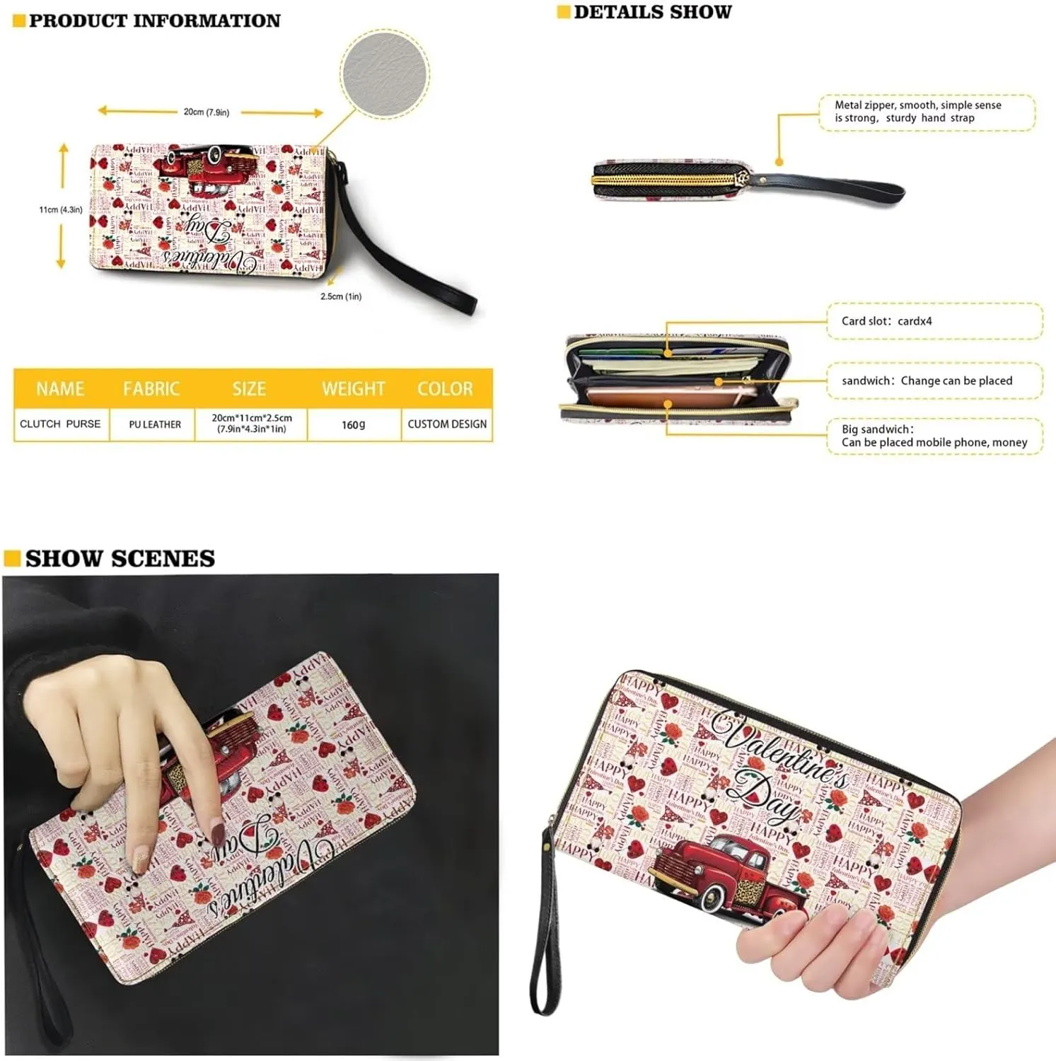 Shoulder Bags Set 2 Piece Saddle Bags Crossbody Bags for Women with Shoulder Strap Wristlet Wallets for Women