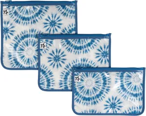 Tiny Twinkle Mess-proof Travel Bags, Airline Compliant, Zipper Closure, Clear Front Pouch, Diaper Bag Packing, Toiletry or Cosmetics Organizer