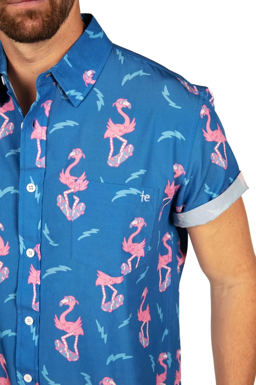 Tipsy Elves Hawaiian Shirts for Men - Mens Casual Beach Summer Shirts - Stretch Fabric with Modern Fit