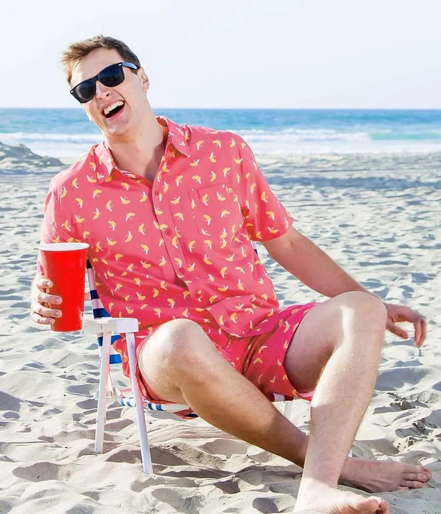 Tipsy Elves Hawaiian Shirts for Men - Mens Casual Beach Summer Shirts - Stretch Fabric with Modern Fit