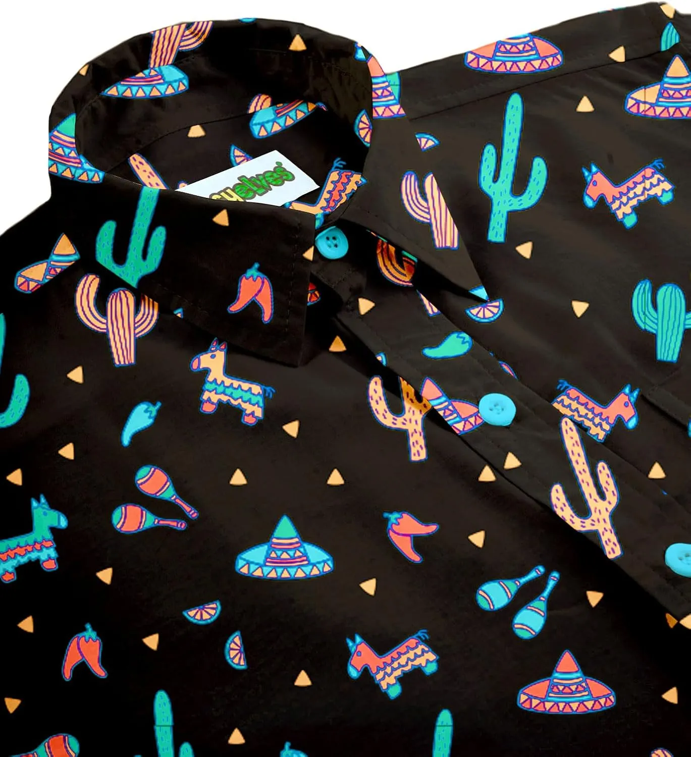 Tipsy Elves Hawaiian Shirts for Men - Mens Casual Beach Summer Shirts - Stretch Fabric with Modern Fit