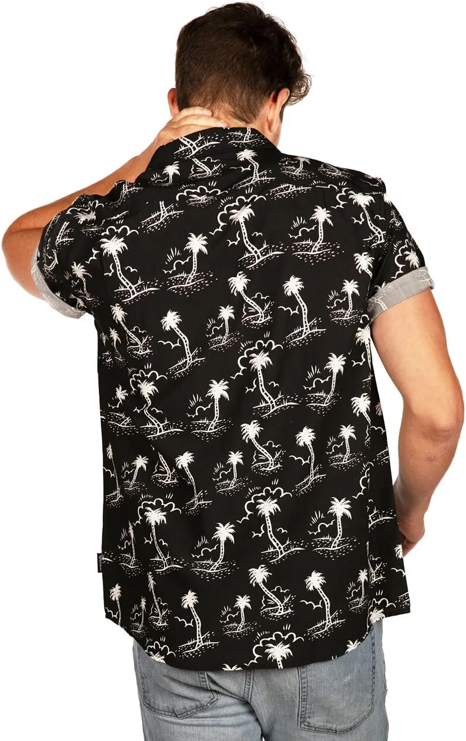 Tipsy Elves Hawaiian Shirts for Men - Mens Casual Beach Summer Shirts - Stretch Fabric with Modern Fit