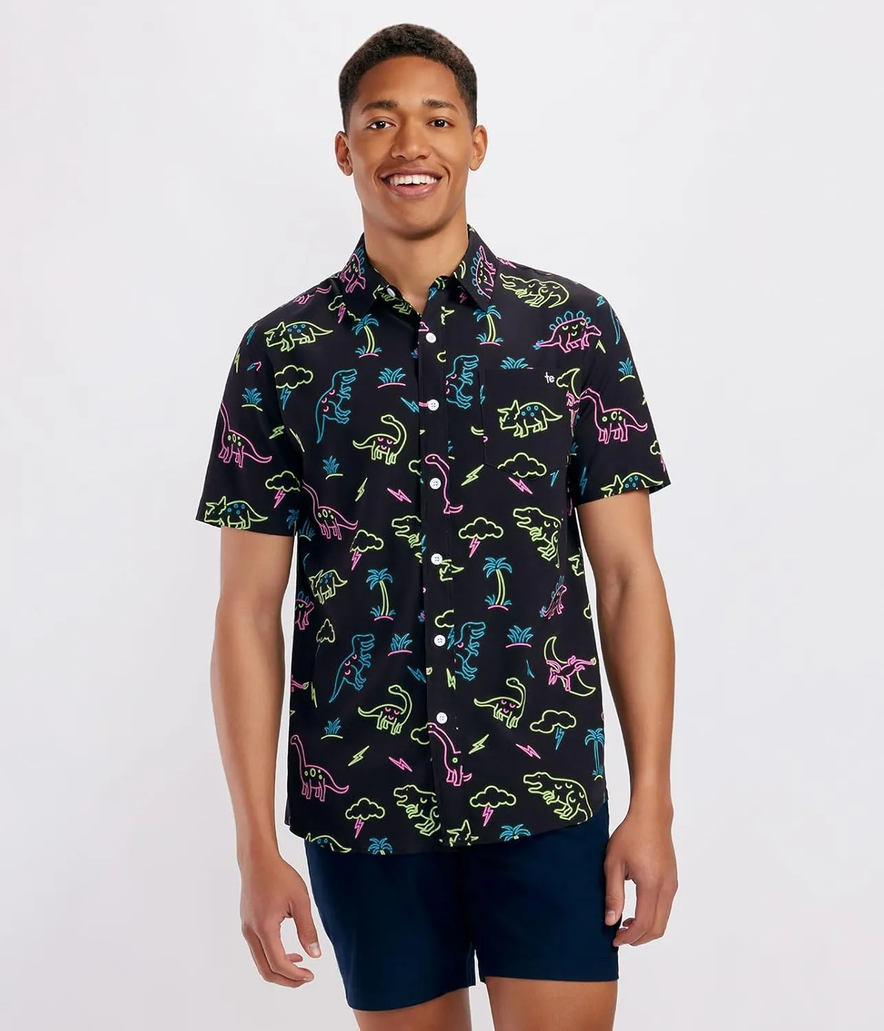 Tipsy Elves Hawaiian Shirts for Men - Mens Casual Beach Summer Shirts - Stretch Fabric with Modern Fit