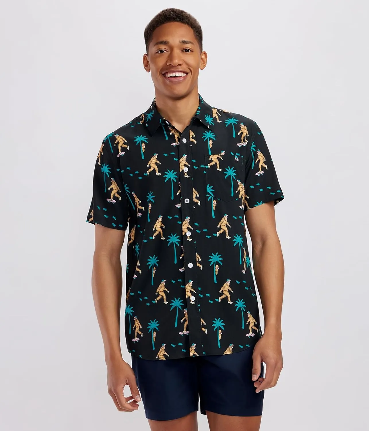 Tipsy Elves Hawaiian Shirts for Men - Mens Casual Beach Summer Shirts - Stretch Fabric with Modern Fit