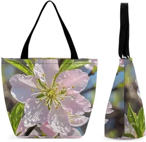 Tote Bag for Women Grocery Bag Red Heads Cranes Foldable Shopping Bags Reusable Large Tote Bag