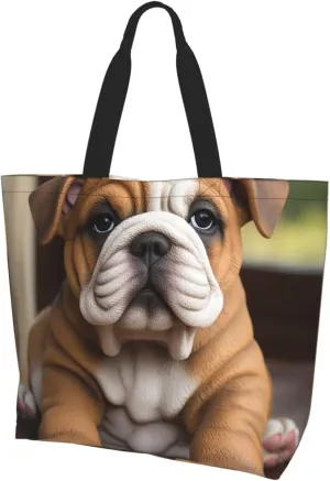 Tote Bag for Women Grocery Bag Reusable Shopping Bag Cartoon Dinosaur Images Handbag Foldable Shoulder Bag