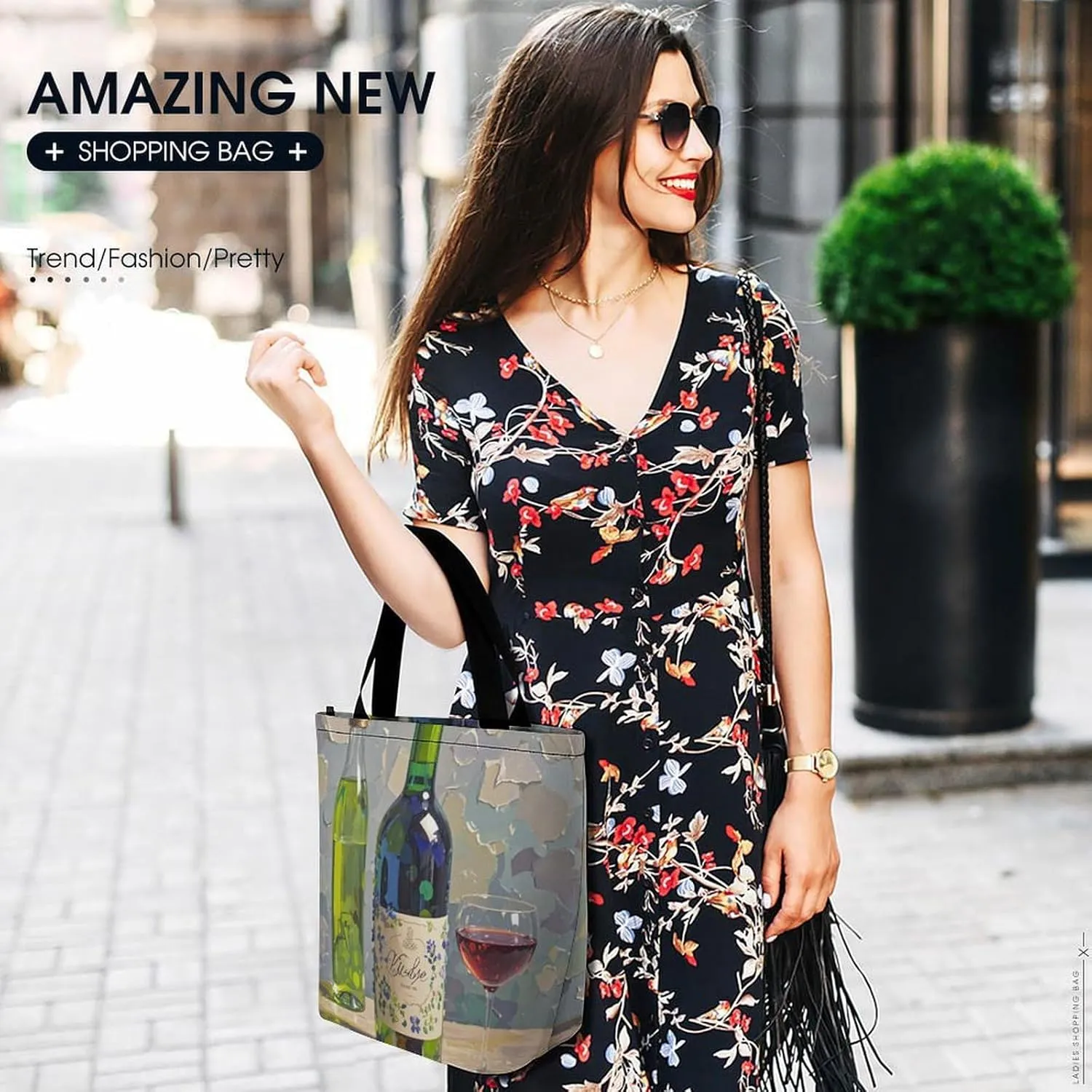 Tote Bag for Women Grocery Bag White Doves Fly Foldable Shopping Bags Reusable Large Tote Bag