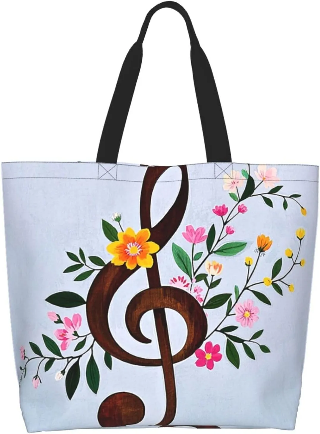 Tote Bag for Women Northern Lights Grocery Bag Foldable Shopping Bags Reusable Large Tote Bag