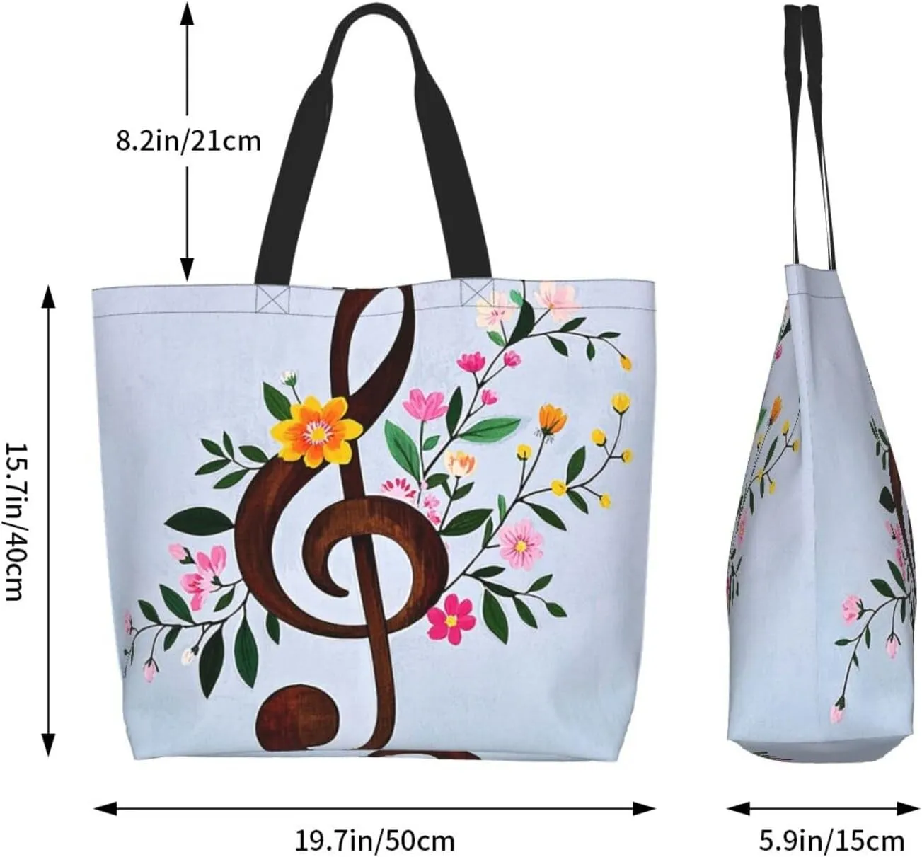 Tote Bag for Women Northern Lights Grocery Bag Foldable Shopping Bags Reusable Large Tote Bag