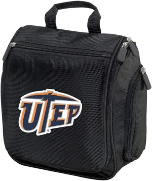 UTEP Toiletry Bags Or Hanging UTEP Miners Travel Shaving Kits Black