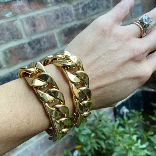 Vintage Curb Link Convertible Necklace Bracelet