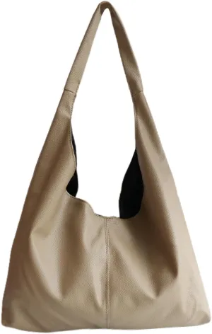 VIRVAR Hobo Bags for Women, Vegan Leather Large-Capacity Tote Bag, Ultra Soft Lychee Pattern Shoulder Handbags.