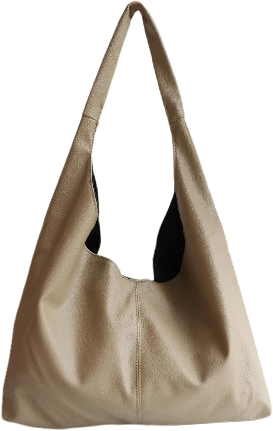 VIRVAR Hobo Bags for Women, Vegan Leather Large-Capacity Tote Bag, Ultra Soft Lychee Pattern Shoulder Handbags.