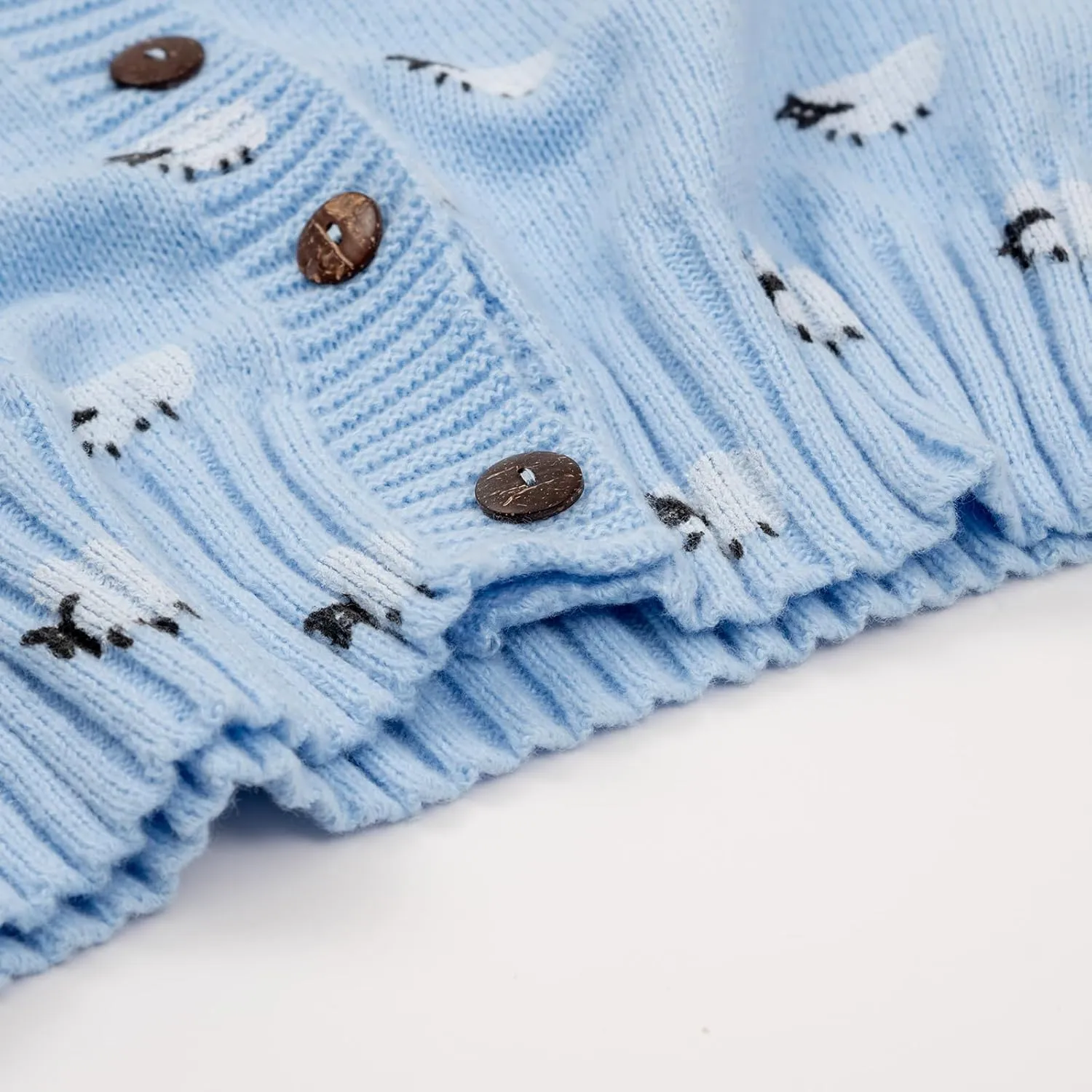 Women's Funny Fall Winter Animal Floral Christmas Tree Long Sleeve Button Knit Cardigan Sweater