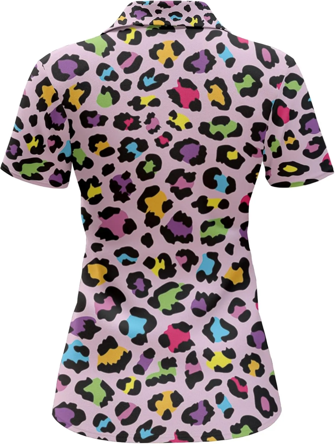 Womens Golf Shirt Funny Polo Shirts for Women Crazy Golf Outfit, Small, Aop-wpol-64653