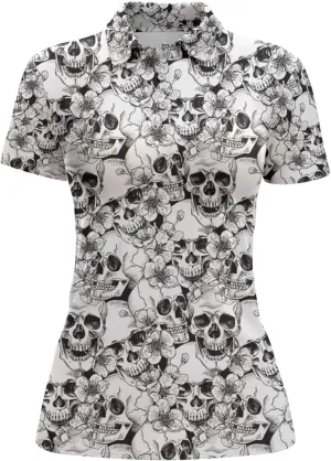 Womens Golf Shirt Funny Polo Shirts for Women Golf Outfit Crazy Gifts