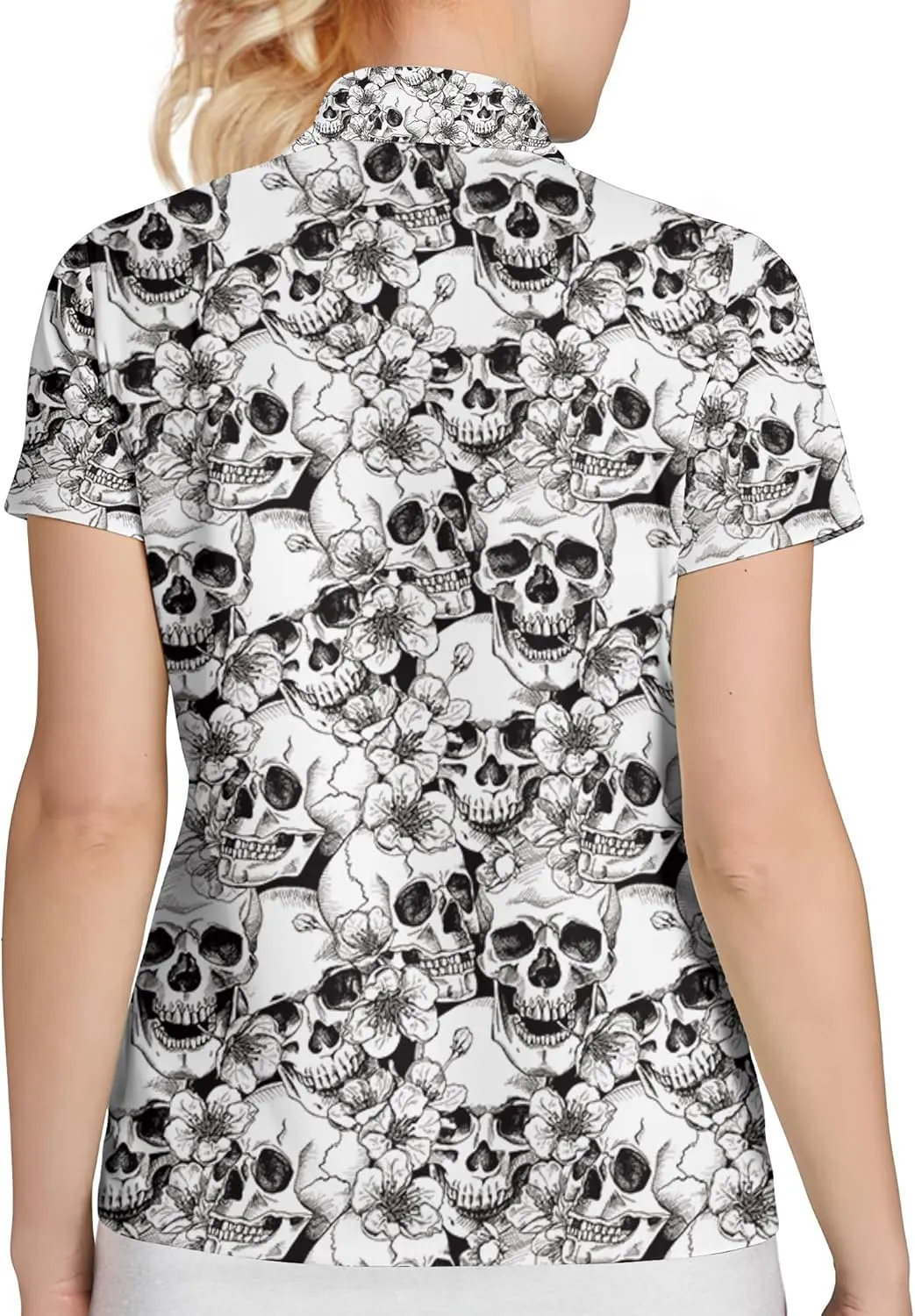 Womens Golf Shirt Funny Polo Shirts for Women Golf Outfit Crazy Gifts