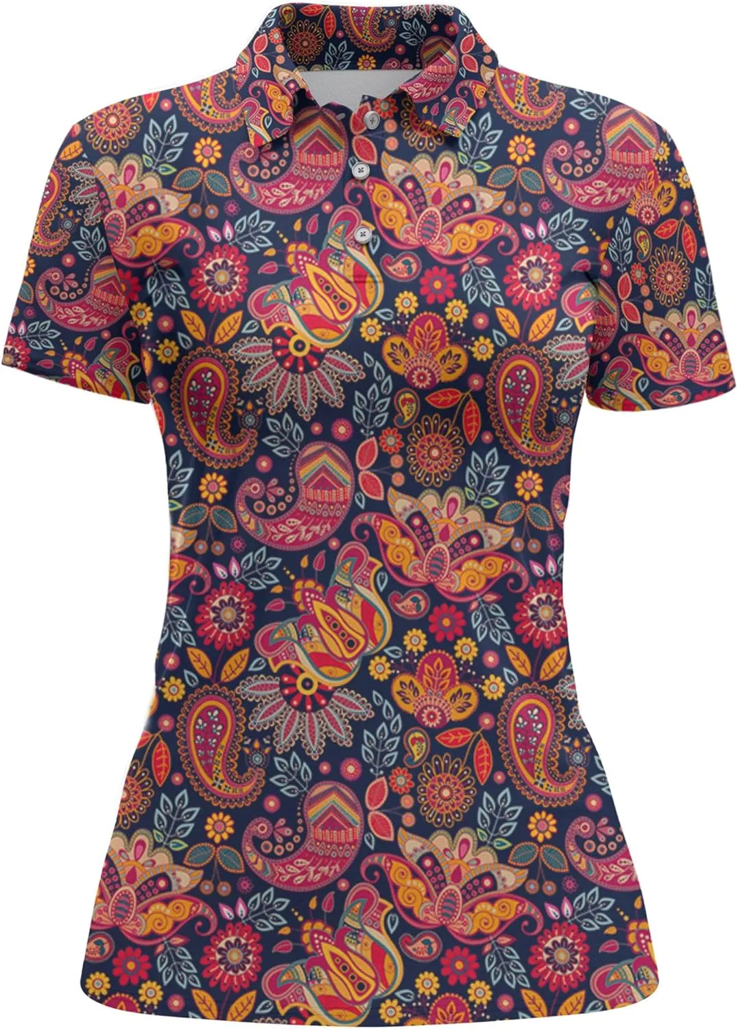Womens Golf Shirt Funny Polo Shirts for Women Golf Outfit Crazy Gifts