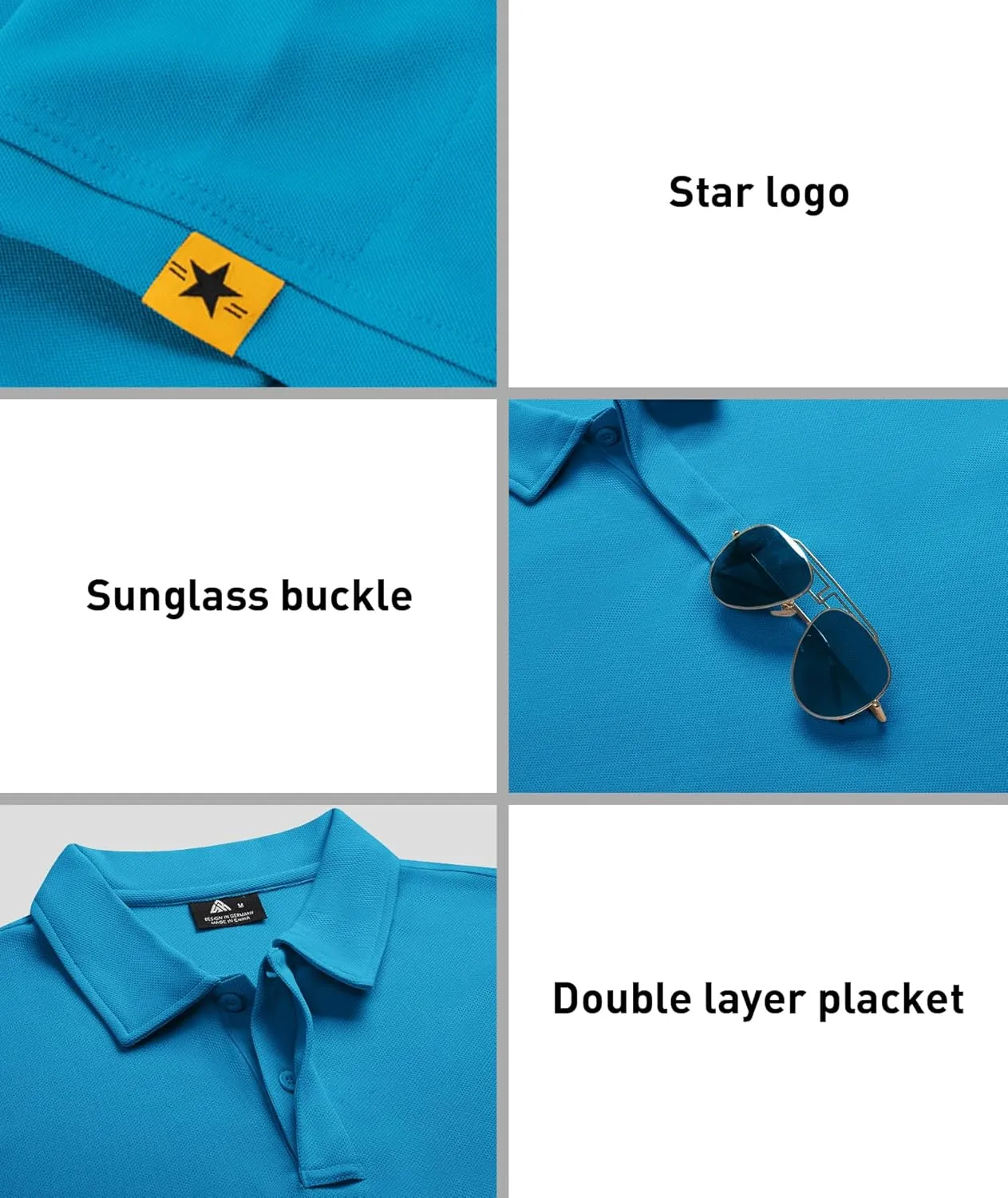 ZITY 3 Pack Mens Polo Shirt Short Sleeve Sports Performance Business Casual Golf Shirts for Men Collared Tactical T-Shirts